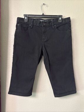 RB11 Rude Men’s Black Denim Bermuda Shorts Size 32